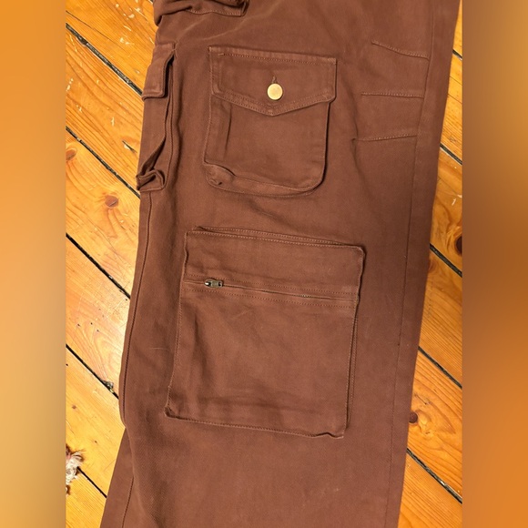 Lily High Rise Fashion nova Multi Pocket Cargo Jeans - Picture 2 of 8